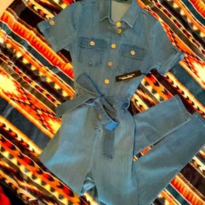 Denim jumpsuit